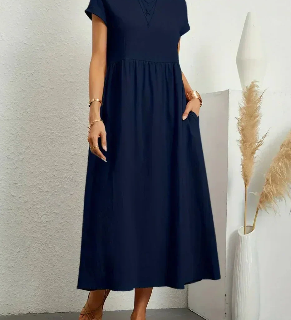 Anna™ – Entspanntes & Stylishes Midikleid
