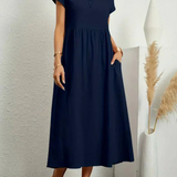 Anna™ – Entspanntes & Stylishes Midikleid