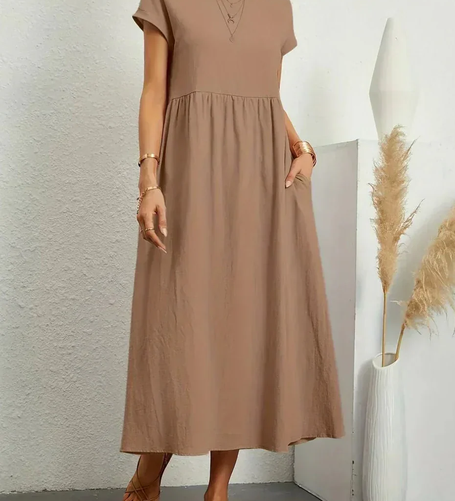 Anna™ – Entspanntes & Stylishes Midikleid