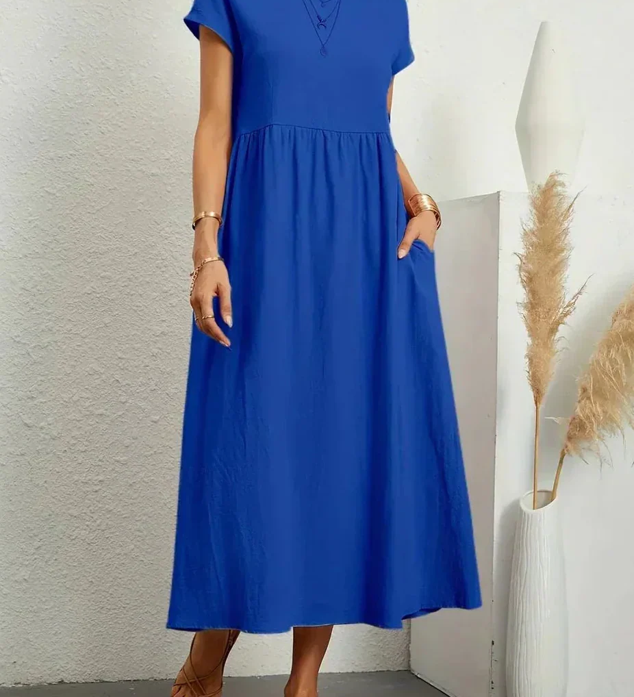 Anna™ – Entspanntes & Stylishes Midikleid