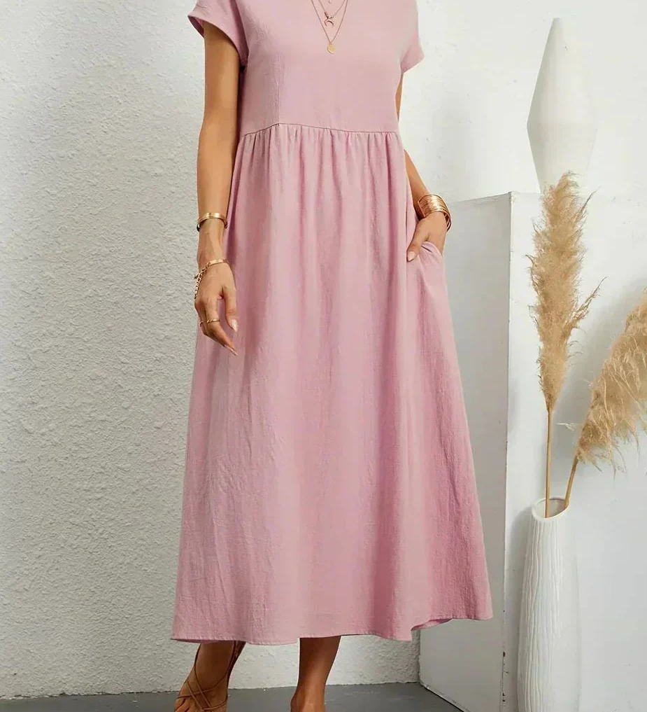 Anna™ – Entspanntes & Stylishes Midikleid