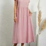 Anna™ – Entspanntes & Stylishes Midikleid