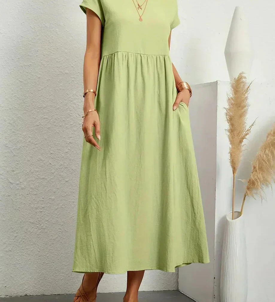 Anna™ – Entspanntes & Stylishes Midikleid