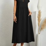 Anna™ – Entspanntes & Stylishes Midikleid