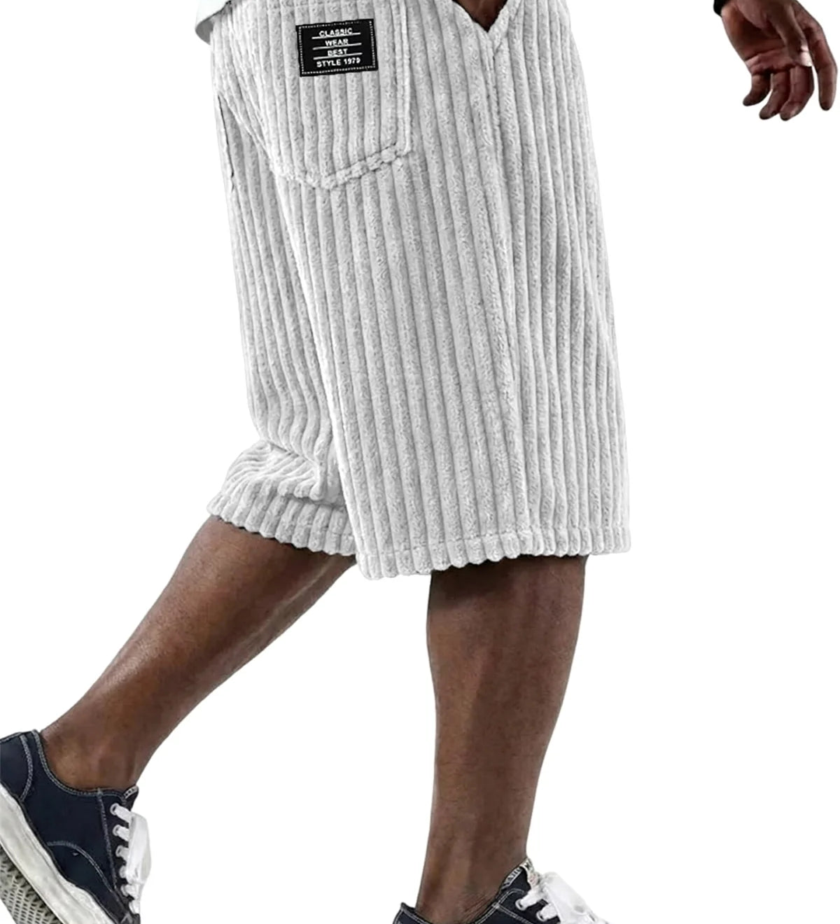 Sommerfeld | Cord-Shorts mit Stickdetail (1 Kaufen, 1 GRATIS dazu)