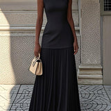 Sommerfeld | Plissiertes Maxikleid