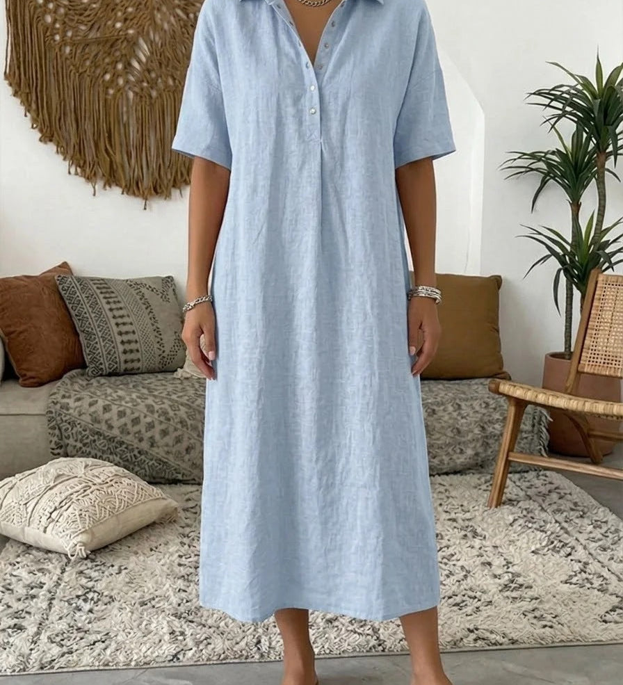 Sommerfeld | Luftiges Midi-Hemdblusenkleid