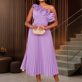 Adi™ - Couture Asymmetrisches Ein-Schulter-Abendkleid