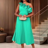 Adi™ - Couture Asymmetrisches Ein-Schulter-Abendkleid