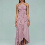 LIYANA | Spiral-Rüschenkleid