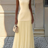Sommerfeld | Plissiertes Maxikleid