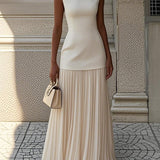 Sommerfeld | Plissiertes Maxikleid