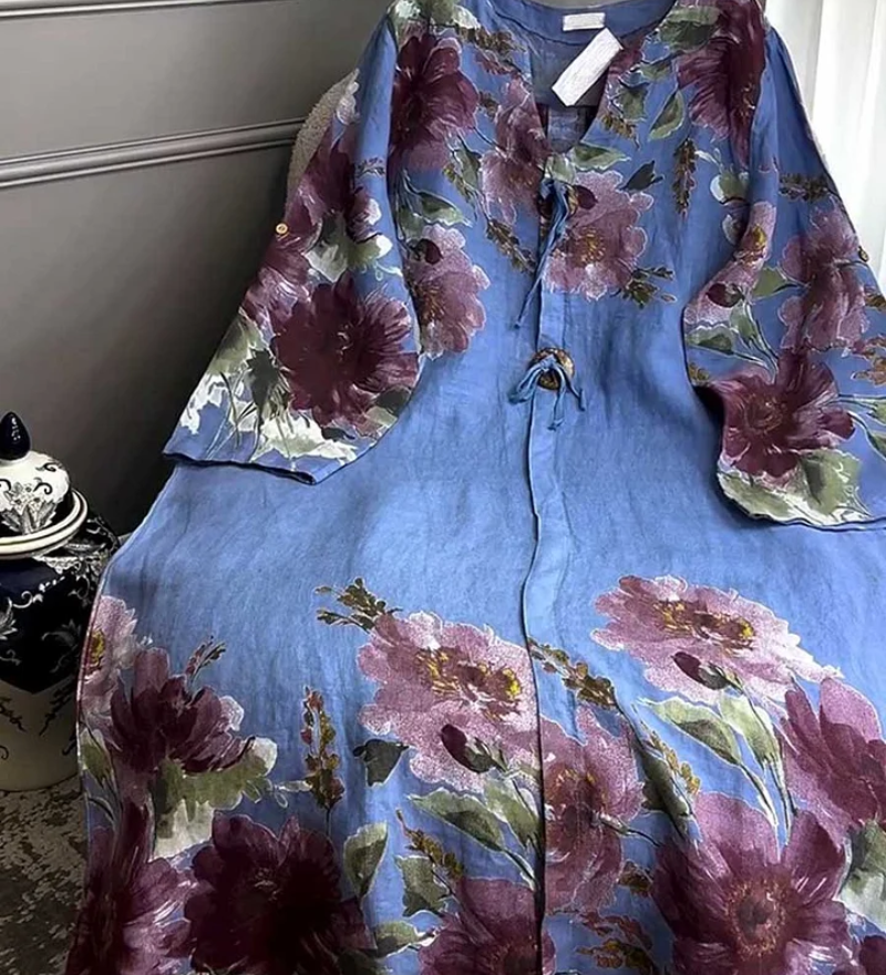 Sierla™ – Lang Kleid mit Blumen