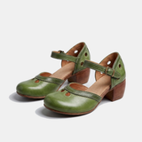 Laisy - Orthopädische Sandalen mit niedrigem Absatz