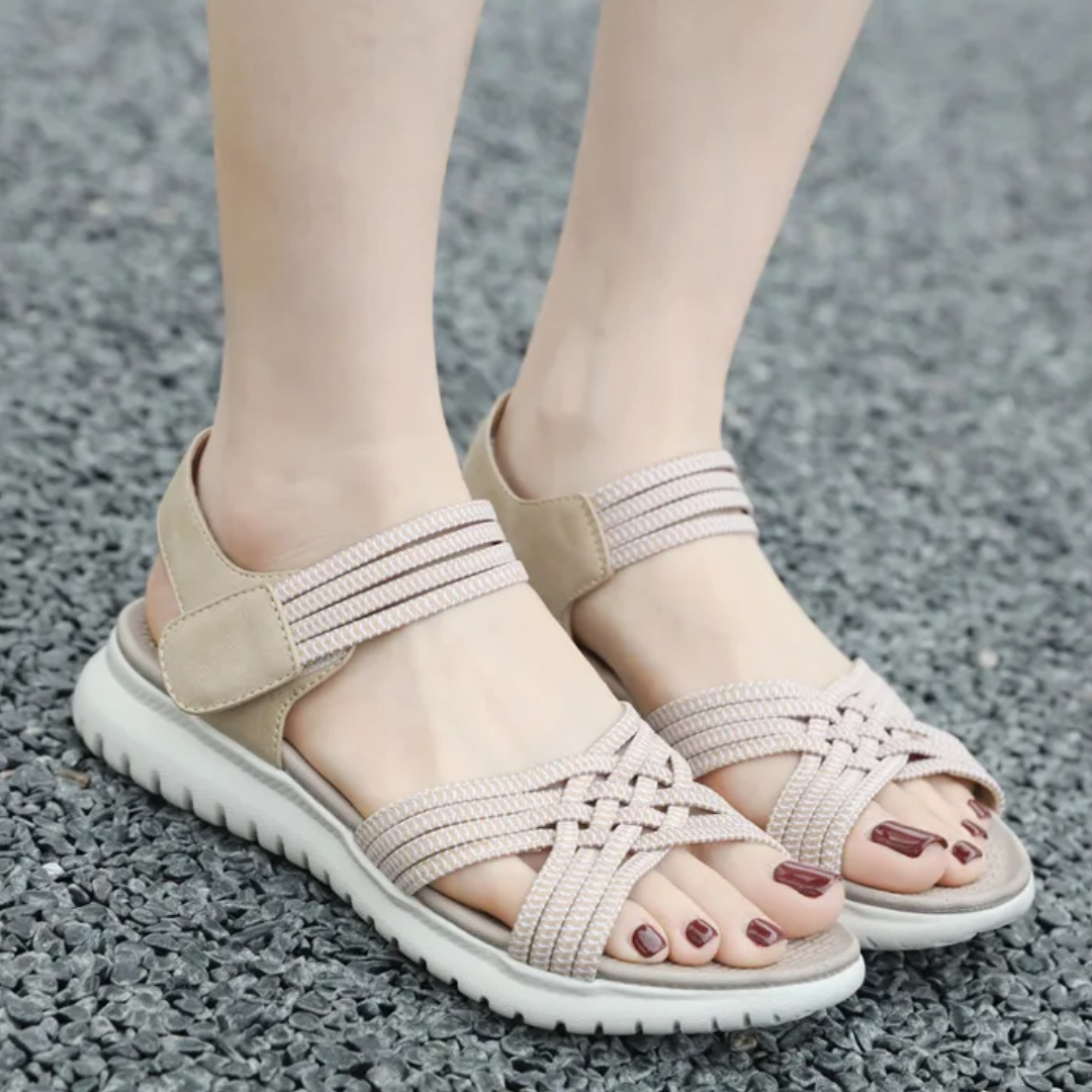 Sommerfeld | Leichte Komfortsandalen mit elastischem Halt