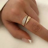 Sommerfeld | Eleganter Goldring mit funkelnden Steinen (1 kaufen, 1 gratis dazu)