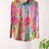 Ashtrid | Bunte Musterbluse