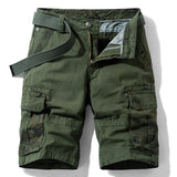 Latzhose Casual Jungen Tarnmuster Taschen-Nähte Herren-Shorts