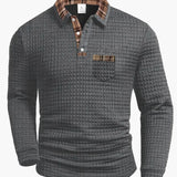 Sommerfeld | Langarm-Poloshirt mit Steppmuster