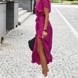 Jorlyn™ - Elegantes Kleid mit V-Ausschnitt und figurbetonter Passform