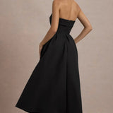 Sommerfeld | Stilvolles Midi-Kleid mit Schulterfreiem Ausschnitt