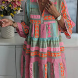 Wayne™ - Artisan Leinen-Baumwoll-Wochenendkleid