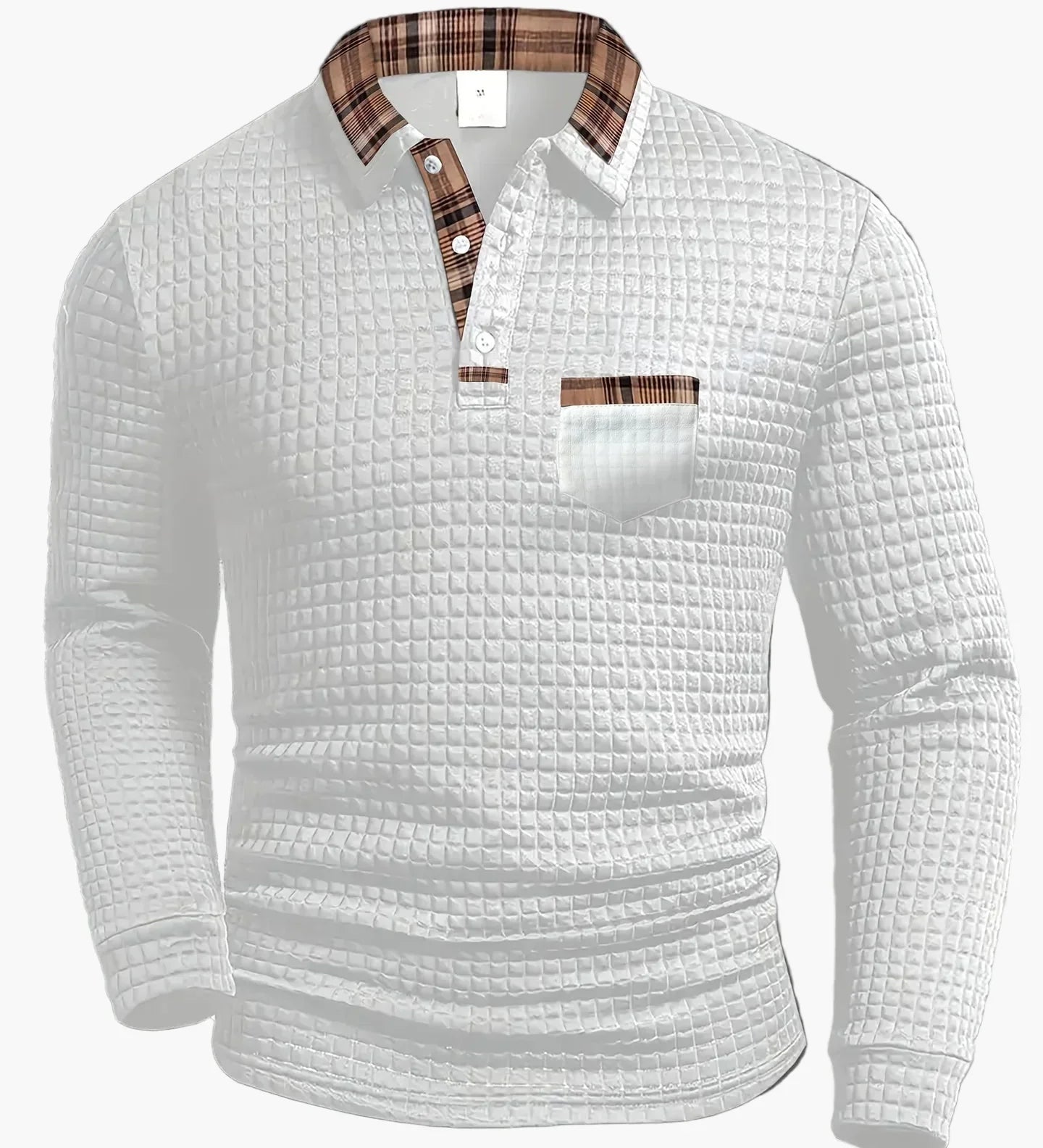 Sommerfeld | Langarm-Poloshirt mit Steppmuster