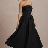 Sommerfeld | Stilvolles Midi-Kleid mit Schulterfreiem Ausschnitt