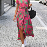 Jorlyn™ - Elegantes Kleid mit V-Ausschnitt und figurbetonter Passform