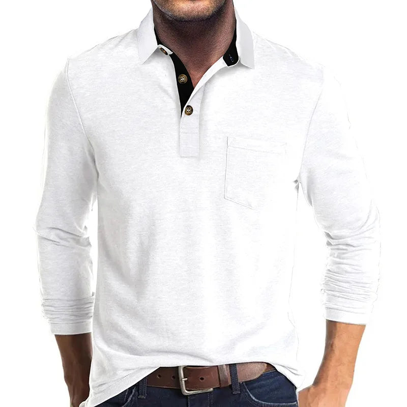 Sommerfeld | Herren Langarmshirt in Unifarbe