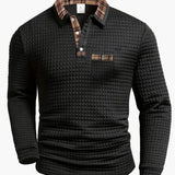 Sommerfeld | Langarm-Poloshirt mit Steppmuster