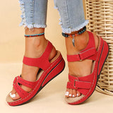 Sandy - Bequeme Orthopädische Sandalen mit Keilabsatz
