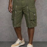 Sommerfeld | Tactical Cargo-Shorts mit Reißverschlussdetails (1 Kaufen, 1 GRATIS dazu)