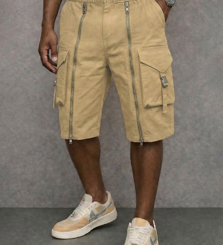 Sommerfeld | Tactical Cargo-Shorts mit Reißverschlussdetails (1 Kaufen, 1 GRATIS dazu)