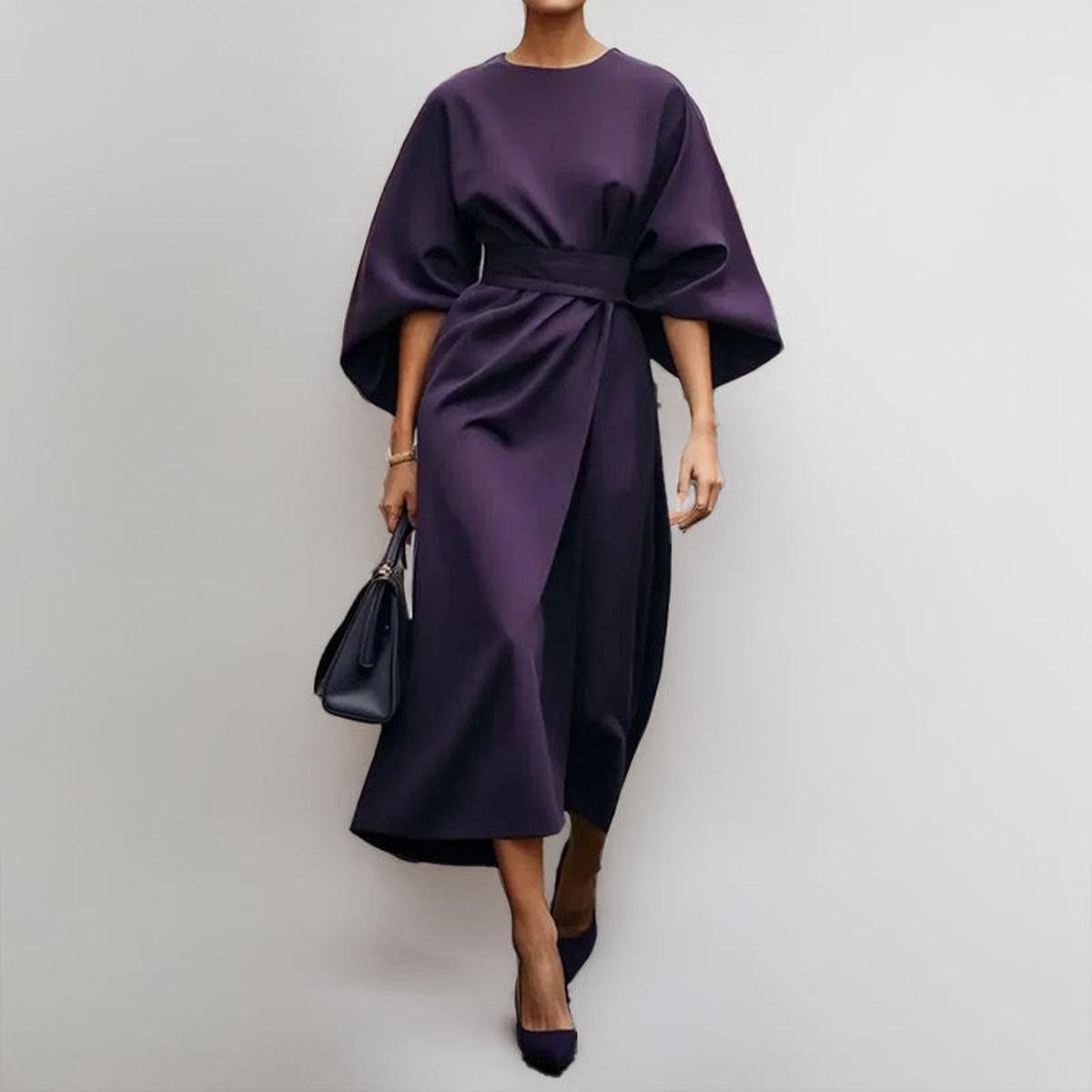 Cally™ - Langes Kleid mit Kimonoärmeln