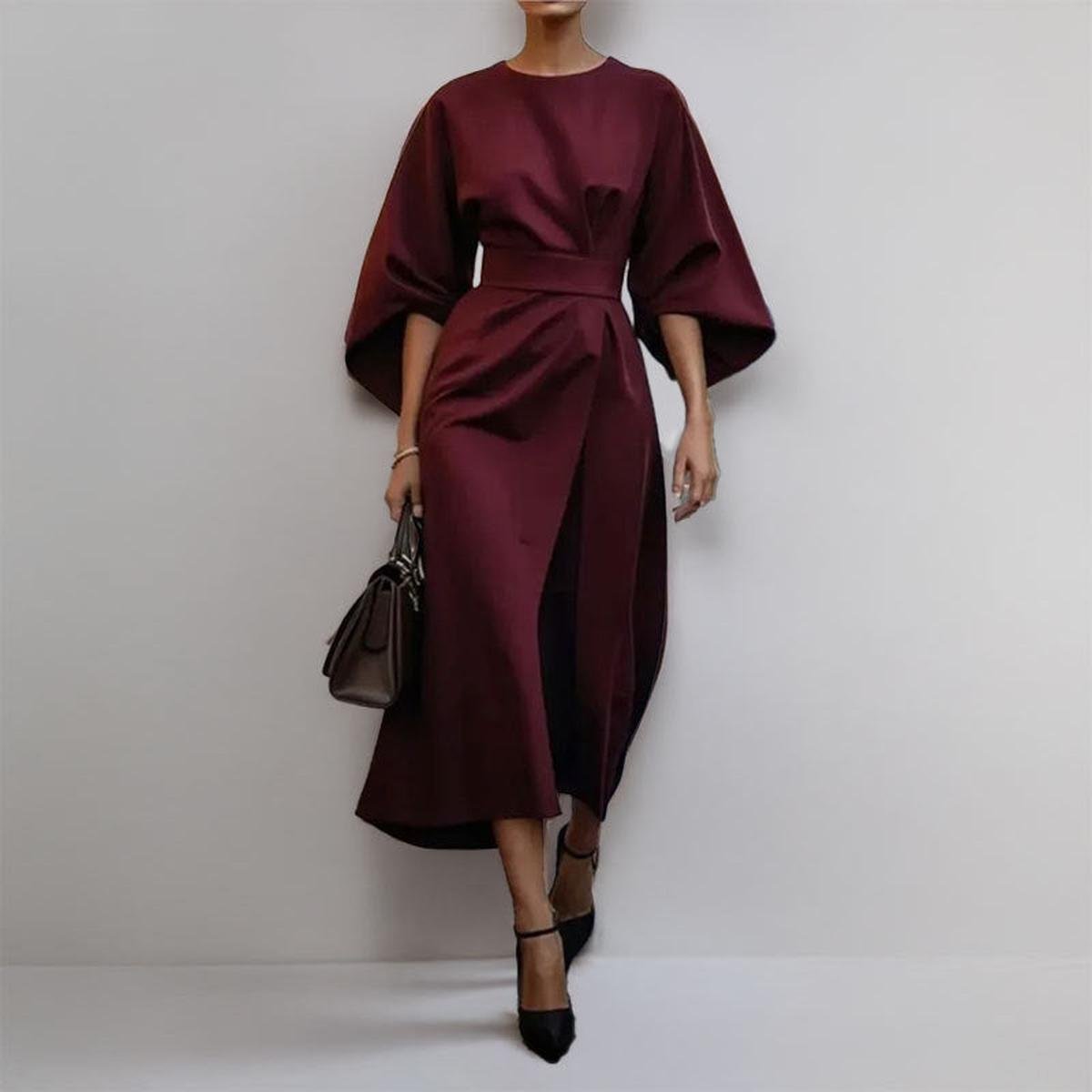 Cally™ - Langes Kleid mit Kimonoärmeln