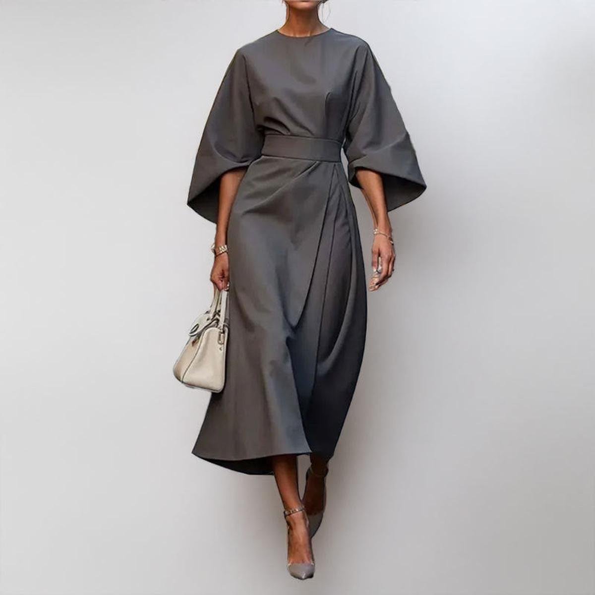 Cally™ - Langes Kleid mit Kimonoärmeln