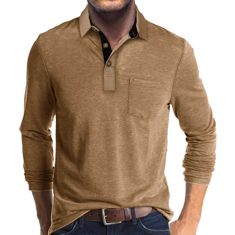 Sommerfeld | Herren Langarmshirt in Unifarbe