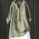 Mabel | Blumige französische Vintage-Bluse