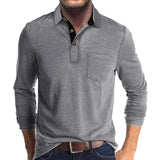 Sommerfeld | Herren Langarmshirt in Unifarbe