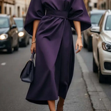 Rome™ – Zeitlos elegantes Kleid mit Laternenärmeln