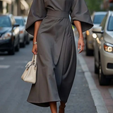 Rome™ – Zeitlos elegantes Kleid mit Laternenärmeln