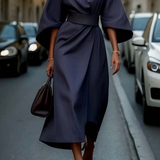 Rome™ – Zeitlos elegantes Kleid mit Laternenärmeln