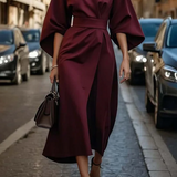 Rome™ – Zeitlos elegantes Kleid mit Laternenärmeln