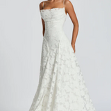 SOFIA | Elegantes Spitzen Maxi Kleid