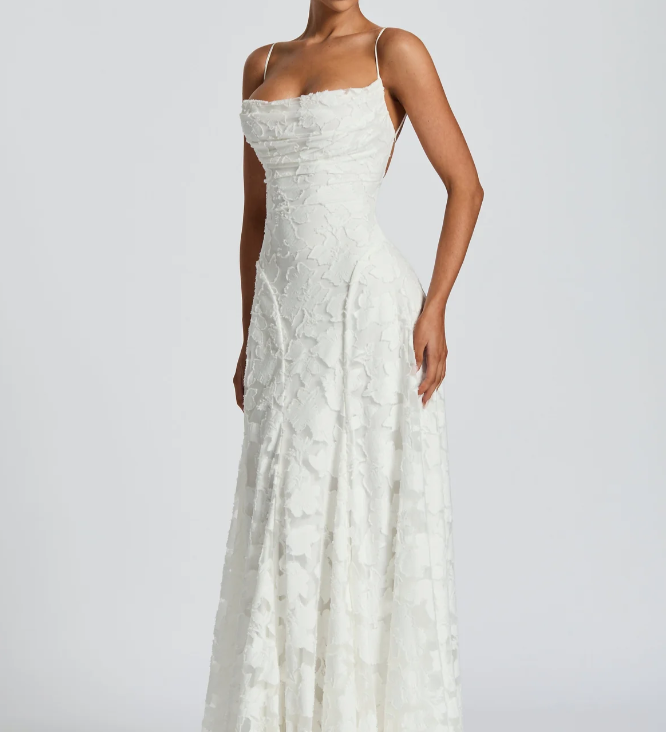 SOFIA | Elegantes Spitzen Maxi Kleid
