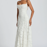 Sommerfeld | Elegantes Spitzen Maxi Kleid