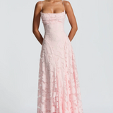 SOFIA | Elegantes Spitzen Maxi Kleid
