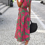 Jorlyn™ - Elegantes Kleid mit V-Ausschnitt und figurbetonter Passform