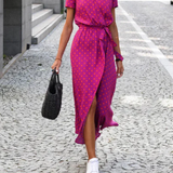 Jorlyn™ - Elegantes Kleid mit V-Ausschnitt und figurbetonter Passform